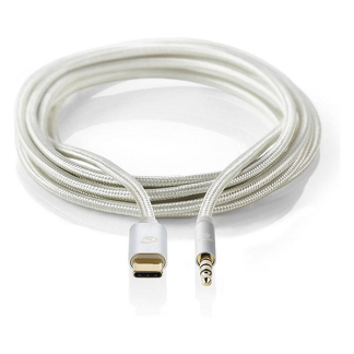 Nedis USB C naar jack 3.5 mm kabel | Nedis | 1 meter (Stereo, Verguld, 100% koper) CCTB65940AL10 K010221031 - 4