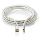 Nedis USB C naar jack 3.5 mm kabel | Nedis | 1 meter (Stereo, Verguld, 100% koper) CCTB65940AL10 K010221031 - 4