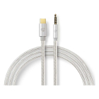Nedis USB C naar jack 3.5 mm kabel | Nedis | 1 meter (Stereo, Verguld, 100% koper) CCTB65940AL10 K010221031 - 5