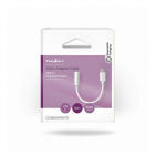 Nedis USB C naar jack adapterkabel | M ↔ V | Nedis | 0.10 meter CCBP65950WT015 K010221026 - 2