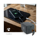 Nedis USB C snellader | Nedis | 0.75 meter (30W, GaN, Intrekbare kabel) WCHARC30WBK K010803287 - 4