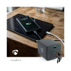 Nedis USB C snellader | Nedis | 0.75 meter (65W, GaN, Intrekbare kabel) WCHARC65WBK K010803288 - 4