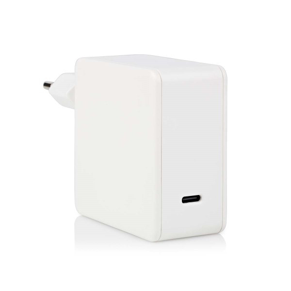 Nedis USB C snellader | Nedis | 1 poort (USB C, 100W, GaN) WCGPD100W100WT K010214298 - 1