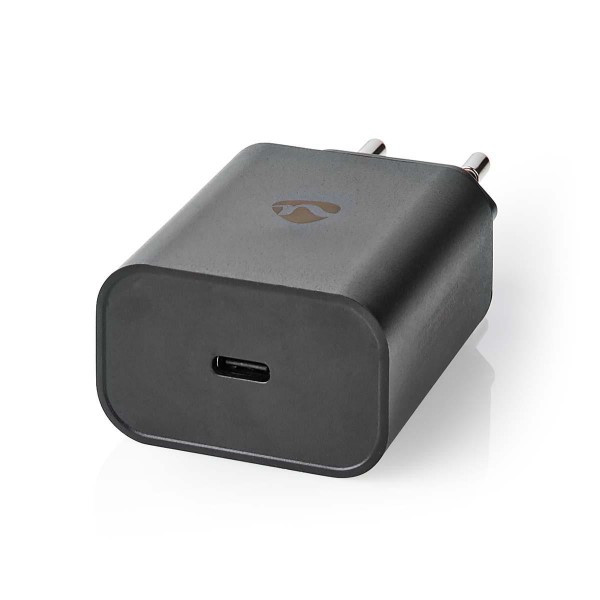 Nedis USB C snellader | Nedis | 1 poort (USB C, 32W, Power Delivery, Quick Charge, Zwart) WCQC402ABK K120300294 - 1