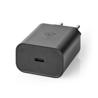 Nedis USB C snellader | Nedis | 1 poort (USB C, 32W, Power Delivery, Quick Charge, Zwart) WCQC402ABK K120300294 - 1