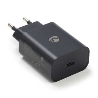 Nedis USB C snellader | Nedis | 1 poort (USB C, 32W, Power Delivery, Quick Charge, Zwart) WCQC402ABK K120300294 - 
