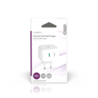 Nedis USB C snellader | Nedis | 2 poorten (USB C, 45W, GaN) WCGPD45W100WT K180107324 - 2