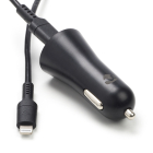 Nedis USB autolader | Nedis | 1 meter (Lightning, 12W, Zwart) CCPDL20W111BK K120300298