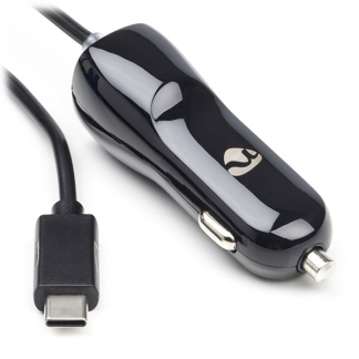 Nedis USB autolader | Nedis | 1 meter (USB C, 15W, Zwart) CCHAC300ABK N120300023 - 1