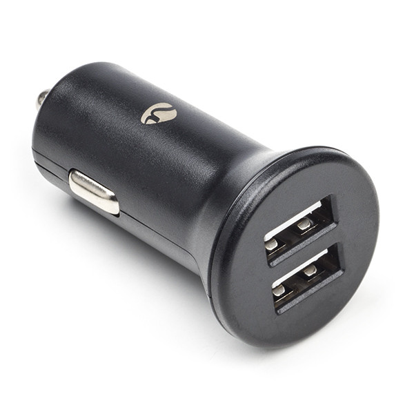 Nedis USB autolader | Nedis | 2 poorten (USB A, 24W, Zwart) CCHAU480ABK N120300030 - 1