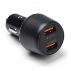 Nedis USB autolader | Nedis | 2 poorten (USB A, Quick Charge, 36W, Zwart) CCQC600ABK K120300217 Nedis USB autolader | Nedis | 2 poorten (USB A, Quick Charge, 36W, Zwart) CCQC600ABK K120300217
