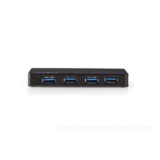 Nedis USB hub 3.0 met externe voeding - Nedis (4-poorts) UHUBU3420BK N030200007 - 1