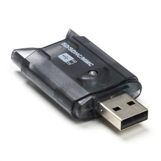 Nedis USB kaartlezer | Nedis (SD, SDHC, MMC, USB 2.0) CRDRU2100BK N030200008 - 6