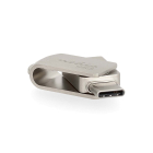 Nedis USB stick | Nedis | 128 GB (USB A en USB C, USB 3.2, Metaal) FDRIUC3128SI K170302007