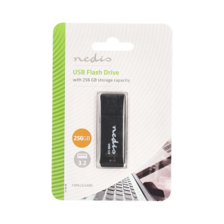 Nedis USB stick | Nedis | 256 GB (USB A, USB 3.0) FDRIU3256BK K170302005 - 2