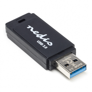 Nedis USB stick | Nedis (USB 3.0, 64 GB, Zwart) FDRIU364BK N170302102 - 1