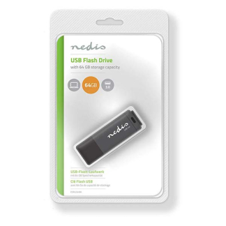 Nedis USB stick | Nedis (USB 3.0, 64 GB, Zwart) FDRIU364BK N170302102 - 3