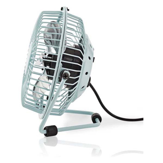 Nedis USB ventilator | Nedis | Ø 10 cm (360° draaibaar, Blauw) FNDK1BU10 N170104019 - 5