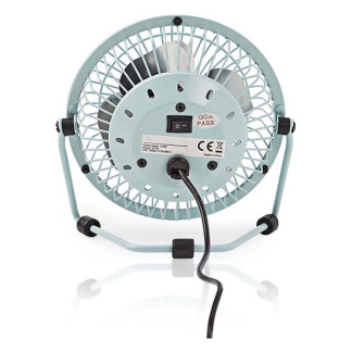 Nedis USB ventilator | Nedis | Ø 10 cm (360° draaibaar, Blauw) FNDK1BU10 N170104019 - 4