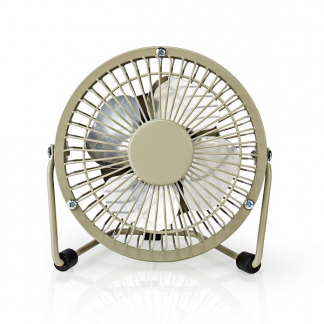 Nedis USB ventilator | Nedis | Ø 10 cm (360° draaibaar, Grijs) FNDK1GY10 K170104117 - 1