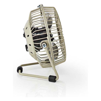 Nedis USB ventilator | Nedis | Ø 10 cm (360° draaibaar, Grijs) FNDK1GY10 K170104117 - 5