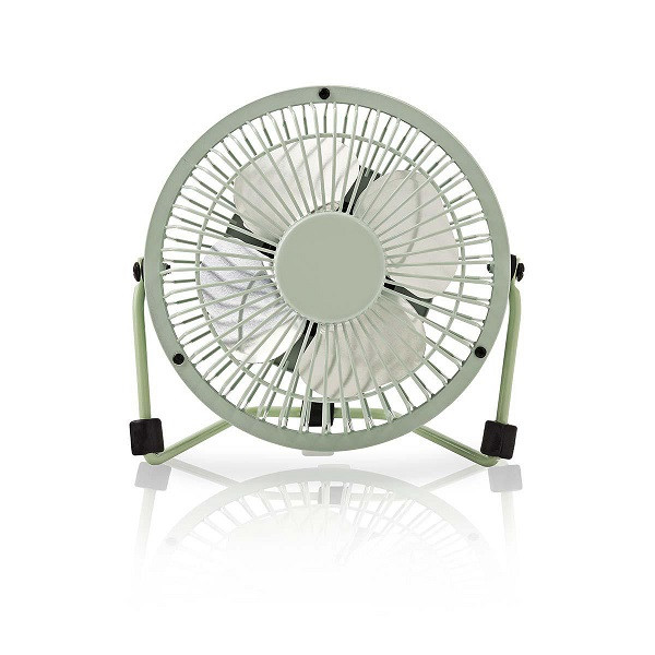 Nedis USB ventilator | Nedis | Ø 10 cm (360° draaibaar, Groen) FNDK1GR10 N170104018 - 1