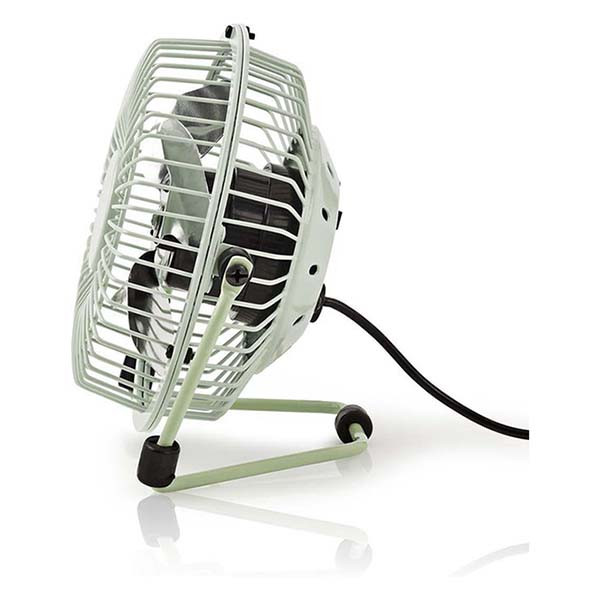 Nedis USB ventilator | Nedis | Ø 10 cm (360° draaibaar, Groen) FNDK1GR10 N170104018 - 5