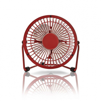 Nedis USB ventilator | Nedis | Ø 10 cm (360° draaibaar, Rood) FNDK1RD10 N170104017 - 1