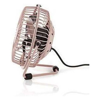 Nedis USB ventilator | Nedis | Ø 10 cm (360° draaibaar, Roze) FNDK1PI10 N170104020 - 5