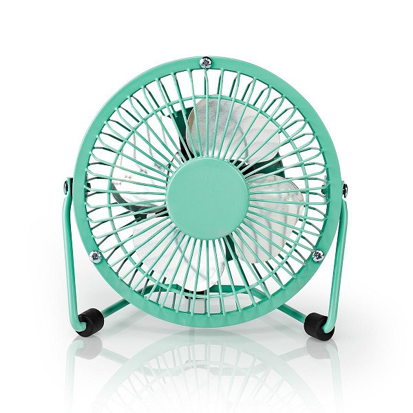 Nedis USB ventilator | Nedis | Ø 10 cm (360° draaibaar, Turquoise) FNDK1TQ10 K170104119 - 1