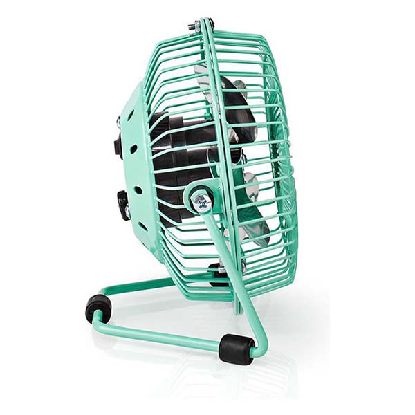 Nedis USB ventilator | Nedis | Ø 10 cm (360° draaibaar, Turquoise) FNDK1TQ10 K170104119 - 5