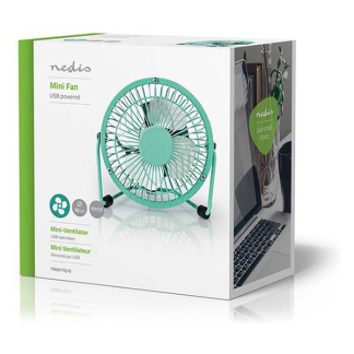 Nedis USB ventilator | Nedis | Ø 10 cm (360° draaibaar, Turquoise) FNDK1TQ10 K170104119 - 6