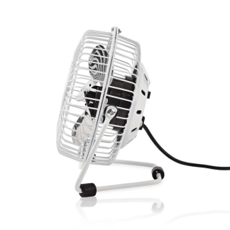 Nedis USB ventilator | Nedis | Ø 10 cm (360° draaibaar, Wit) FNDK1WT10 N170104015 - 2