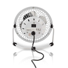 Nedis USB ventilator | Nedis | Ø 10 cm (360° draaibaar, Wit) FNDK1WT10 N170104015 - 3