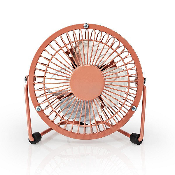 Nedis USB ventilator | Nedis | Ø 10 cm (360° draaibaar, Zalmroze) FNDK1PK10 K170104118 - 1