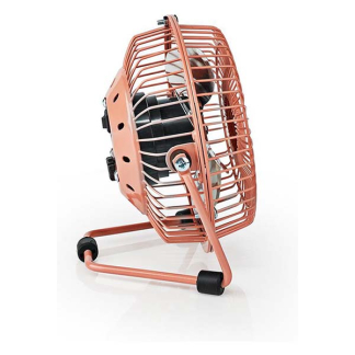 Nedis USB ventilator | Nedis | Ø 10 cm (360° draaibaar, Zalmroze) FNDK1PK10 K170104118 - 5