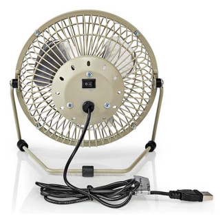 Nedis USB ventilator | Nedis | Ø 15 cm (360° draaibaar, Grijs) FNDK1GY15 K170104124 - 3