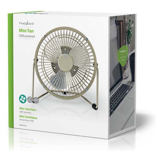 Nedis USB ventilator | Nedis | Ø 15 cm (360° draaibaar, Grijs) FNDK1GY15 K170104124 - 5