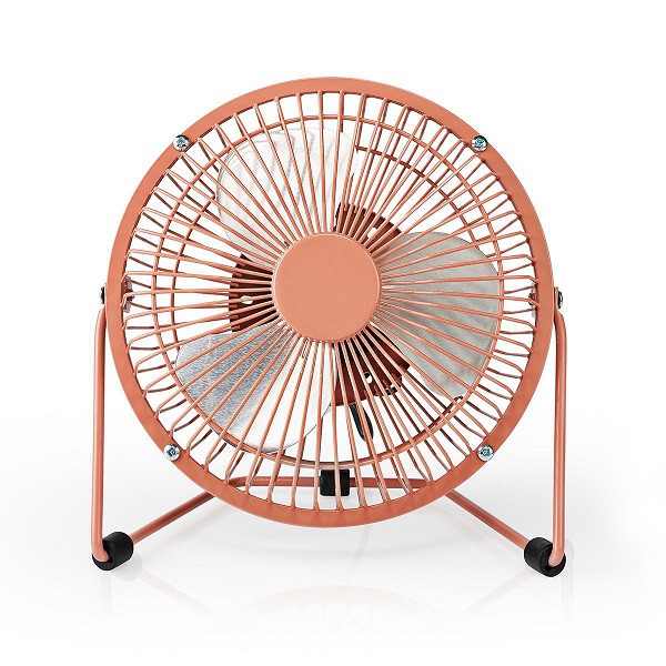 Nedis USB ventilator | Nedis | Ø 15 cm (360° draaibaar, Oudroze) FNDK1PK15 K170104125 - 1