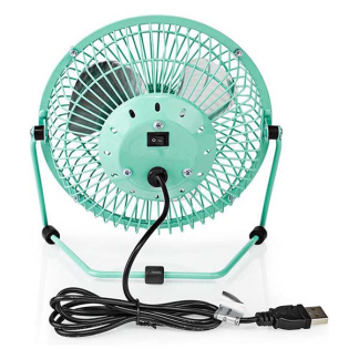 Nedis USB ventilator | Nedis | Ø 15 cm (360° draaibaar, Turquoise) FNDK1TQ15 K170104126 - 4