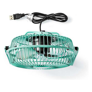 Nedis USB ventilator | Nedis | Ø 15 cm (360° draaibaar, Turquoise) FNDK1TQ15 K170104126 - 3