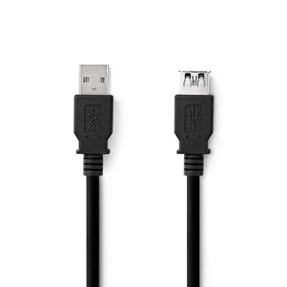 Nedis USB verlengkabel | 1 meter | USB 3.0 (100% koper) CCGL61010BK10 CCGP61010BU10 N010210000 - 