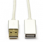 Nedis USB verlengkabel | 2 meter | USB 2.0 (Vertind koper, Verguld, Voor HDD) CCTB60010AL20 K070601031