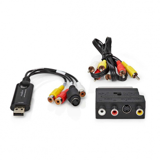 Nedis USB video grabber | Nedis | USB 2.0 (Inclusief software) VGRRU101BK K170108300 - 1