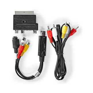 Nedis USB video grabber | Nedis | USB 2.0 (Inclusief software) VGRRU101BK K170108300 - 3