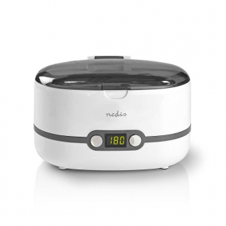 Nedis Ultrasoonreiniger | Nedis (43 kHz, 50W, 600 ml, Digitale timer) JECL110WT K170108100 - 