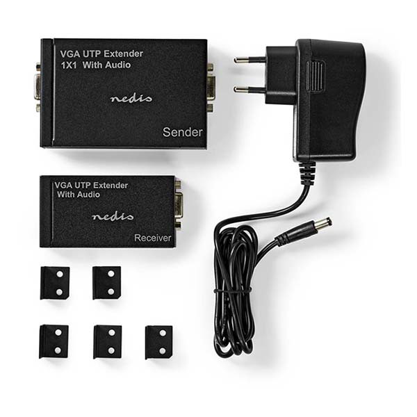 Nedis VGA extender | Nedis | Tot 300 meter over UTP (Audio, Cat5e/6) CREP5930BK K040409003 - 6