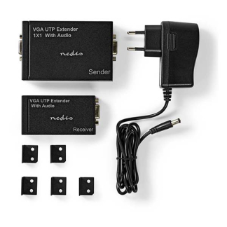 Nedis VGA extender | Nedis | Tot 300 meter over UTP (Audio, Cat5e/6) CREP5930BK K040409003 - 6