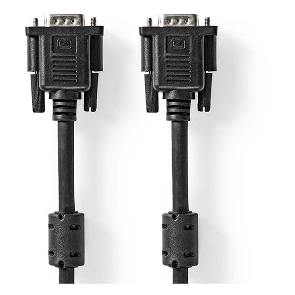 Nedis VGA kabel | Nedis | 2 meter (Zwart) CCGL59000BK20 CCGP59000BK20 N010409000 - 2