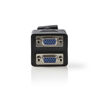 Nedis VGA splitter | Nedis | 0.2 meter (100% koper, Verguld, Full HD) CCGP59120BK02 N030409017 - 1